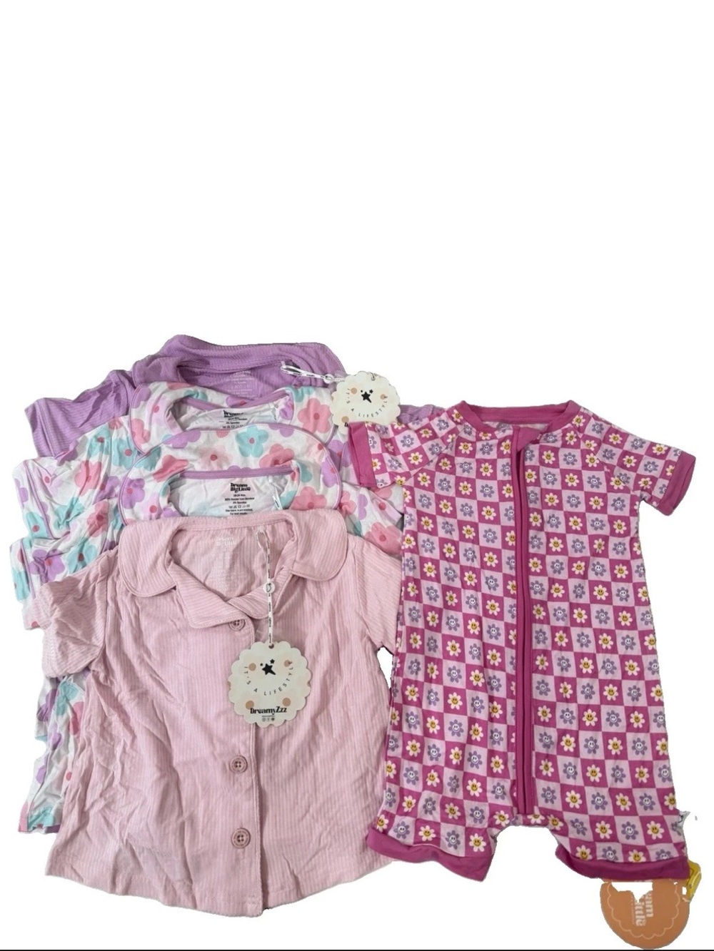 Bamboo Rompers Pajamas Dream Big Little Shop 18-24Mo LOT Of 5
